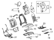 Cadillac CT4 Seat Cushion Pad Diagram - 84715442