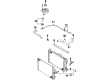 1994 Saturn SL1 Radiator Hose Diagram - 21031486