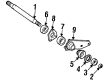 1991 Pontiac Sunbird Wheel Bearing Diagram - 22534857