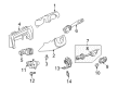 Pontiac G8 Steering Column Cover Diagram - 92219694