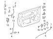 Chevy SSR Door Handle Diagram - 21993286