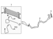 2010 Cadillac STS Automatic Transmission Oil Cooler Line Diagram - 20977535