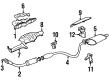 1993 Oldsmobile Achieva Muffler Diagram - 22573180