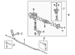 GMC Sierra 1500 Classic Rack And Pinion Diagram - 19330487