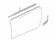 2017 Cadillac ATS Door Moldings Diagram - 23283511