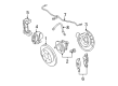 2009 Pontiac Torrent Brake Pad Diagram - 19168900