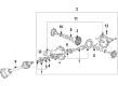 2023 GMC Yukon XL Differential Bearing Diagram - 84766408