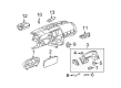 2005 Cadillac STS Blower Control Switches Diagram - 15812057