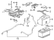 Buick Battery Sensor Diagram - 13536723