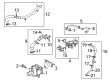 2023 Cadillac CT4 Oil Cooler Hose Diagram - 55508595