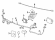 Cadillac CT6 Parking Assist Distance Sensor Diagram - 23150514