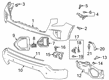 2021 GMC Sierra 1500 Bumper Diagram - 84542582