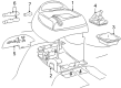 1995 GMC Jimmy Center Console Base Diagram - 15966594