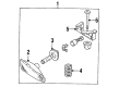 1998 Oldsmobile LSS Fog Light Bulb Diagram - 9442372