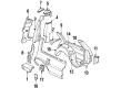 1985 Oldsmobile Custom Cruiser Fender Splash Shield Diagram - 20104478