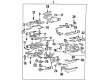 Chevy Silverado 2500 HD Classic Blend Door Actuator Diagram - 89018365