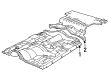 1993 Oldsmobile Bravada Floor Pan Diagram - 15957315