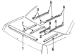 1991 Cadillac Eldorado Door Moldings Diagram - 3637212