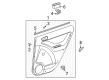 2003 Pontiac Vibe Weather Strip Diagram - 88970360