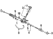 1993 Saturn SW1 Rack And Pinion Diagram - 19300496