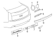 2009 Cadillac SRX Emblem Diagram - 10387855