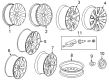 2010 Buick Lucerne Wheel Cover Diagram - 9594955