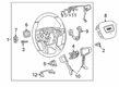 2019 Chevy Silverado 1500 LD Cruise Control Switch Diagram - 23262288