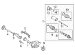 2008 Cadillac Escalade EXT Axle Shaft Diagram - 19299848