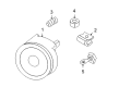 GMC Envoy XUV Fog Light Diagram - 15269042