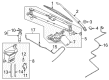 2010 Chevy Aveo Wiper Arm Diagram - 95980784