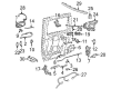 2002 Pontiac Montana Door Handle Diagram - 10322228