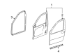 2008 Chevy Uplander Door Lock Cylinder Diagram - 15821967