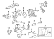 2010 Saturn Outlook Steering Column Cover Diagram - 22972368