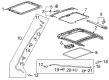 Cadillac SRX Convertible Top Motor Diagram - 22762630