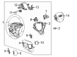 2022 Cadillac Escalade ESV Steering Wheel Diagram - 84874706