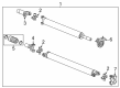 2024 GMC Sierra 3500 HD Drive Shaft Diagram - 84874131