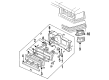 1987 Cadillac DeVille Headlight Diagram - 16505658