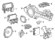 Chevy Corvette Car Speakers Diagram - 84510963