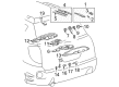 2006 Pontiac Vibe Wiper Arm Diagram - 88969920