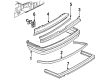 1987 Chevy Corsica Bumper Diagram - 12393467