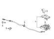 2011 Chevy Volt Automatic Transmission Shifter Diagram - 25985405