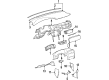 2001 Saturn SL2 A/C Switch Diagram - 9354692