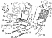 2023 GMC Acadia Seat Heater Pad Diagram - 85117734