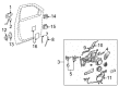 2007 Buick Terraza Door Handle Diagram - 19257098