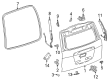 2021 GMC Yukon Lift Support Diagram - 84827799