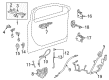 2014 Cadillac XTS Door Handle Diagram - 13592156