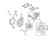 2009 Chevy Traverse Brake Pad Diagram - 19421474