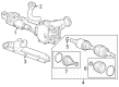 2019 Chevy Colorado Axle Shaft Retainer Diagram - 23474671