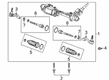 2017 Cadillac CT6 Tie Rod End Diagram - 23183691