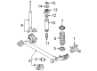 2008 Chevy Aveo5 Control Arm Bracket Diagram - 96535102